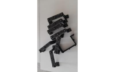 staffa giunzione in legno effetto ferro