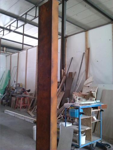 riproduzione acciaio corten