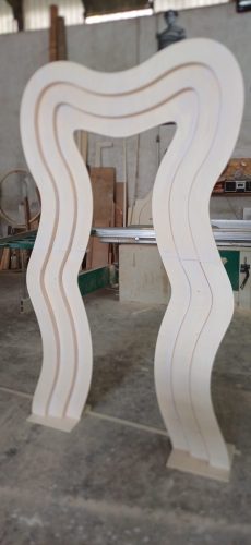 Ondulato a 3 livelli cm120x200 €.300,00  verniciatura €.40,00